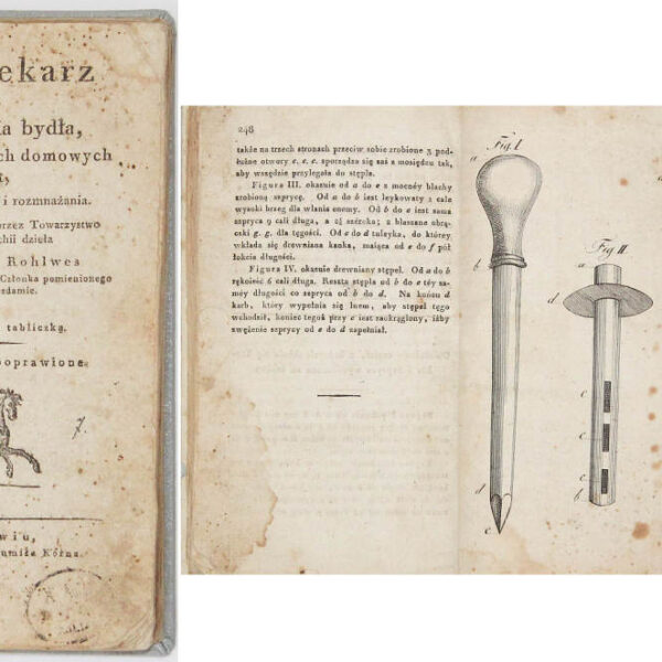Nowy lekarz czyli sposoby leczenia koni bydła owiec i innych domowych zwierząt, tudzież onych karmienia i rozmnażania 1821