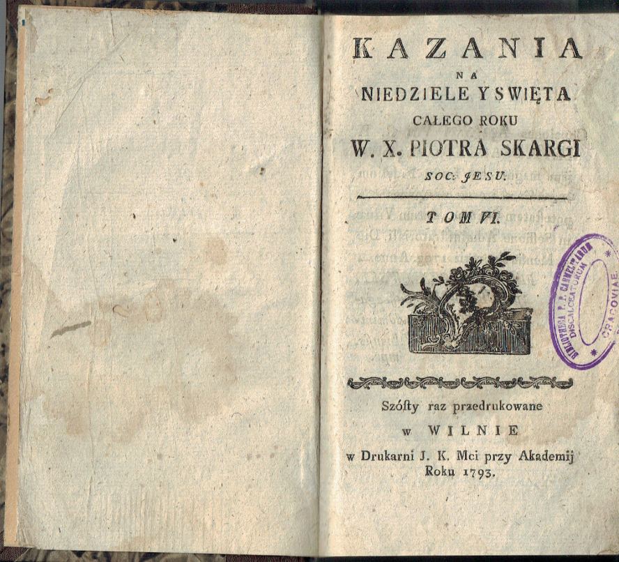skarga kazania 1793