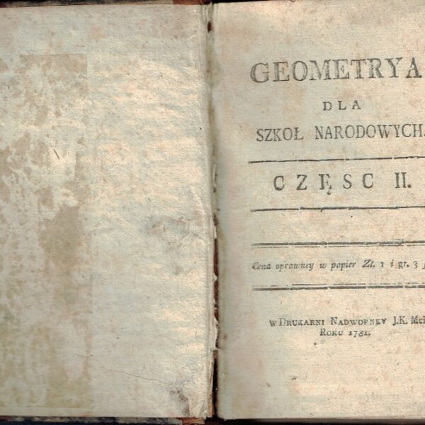 GEOMETRYA DLA SZKÓŁ NARODOWYCH 1781