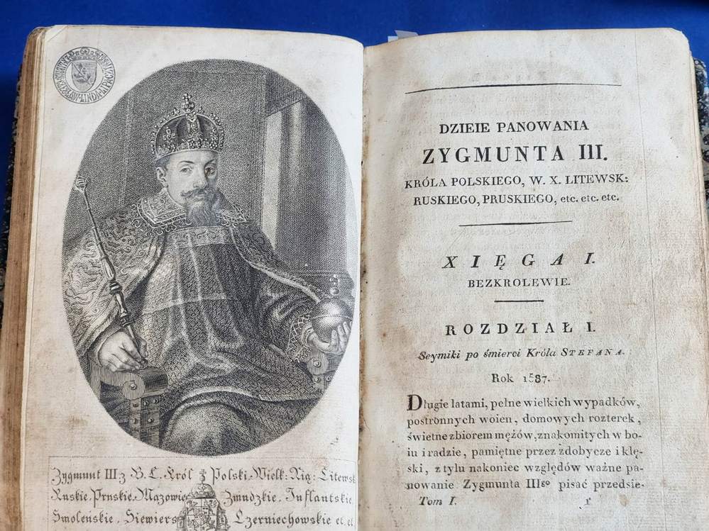 Niemcewicz - DZIEJE PANOWANIA ZYGMUNTA III KRÓLA POLSKIEGO - tom I, 1819
