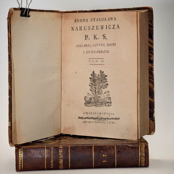 Adam Naruszewicz - DZIEŁA - 1778