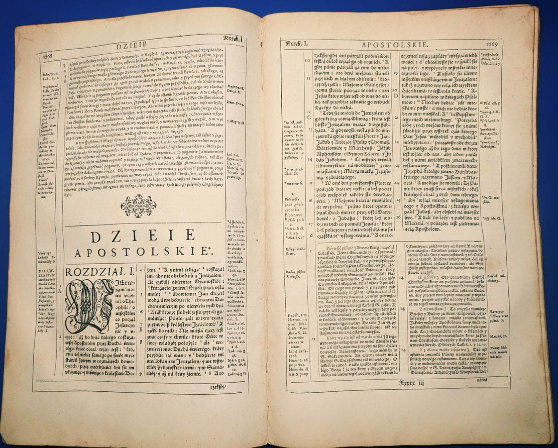 Biblia Wujka 1599: cała księga Dziejów Apostolskich.
