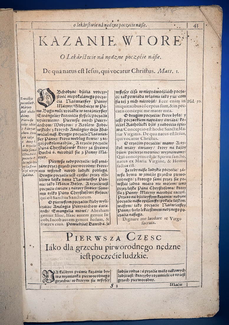 Sz. STAROWOLSKI Świątnica Pańska 1645 (fragm.)